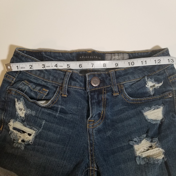 🕶️ X2 pairs of shorts Aeropostale size 0 - Picture 4 of 8